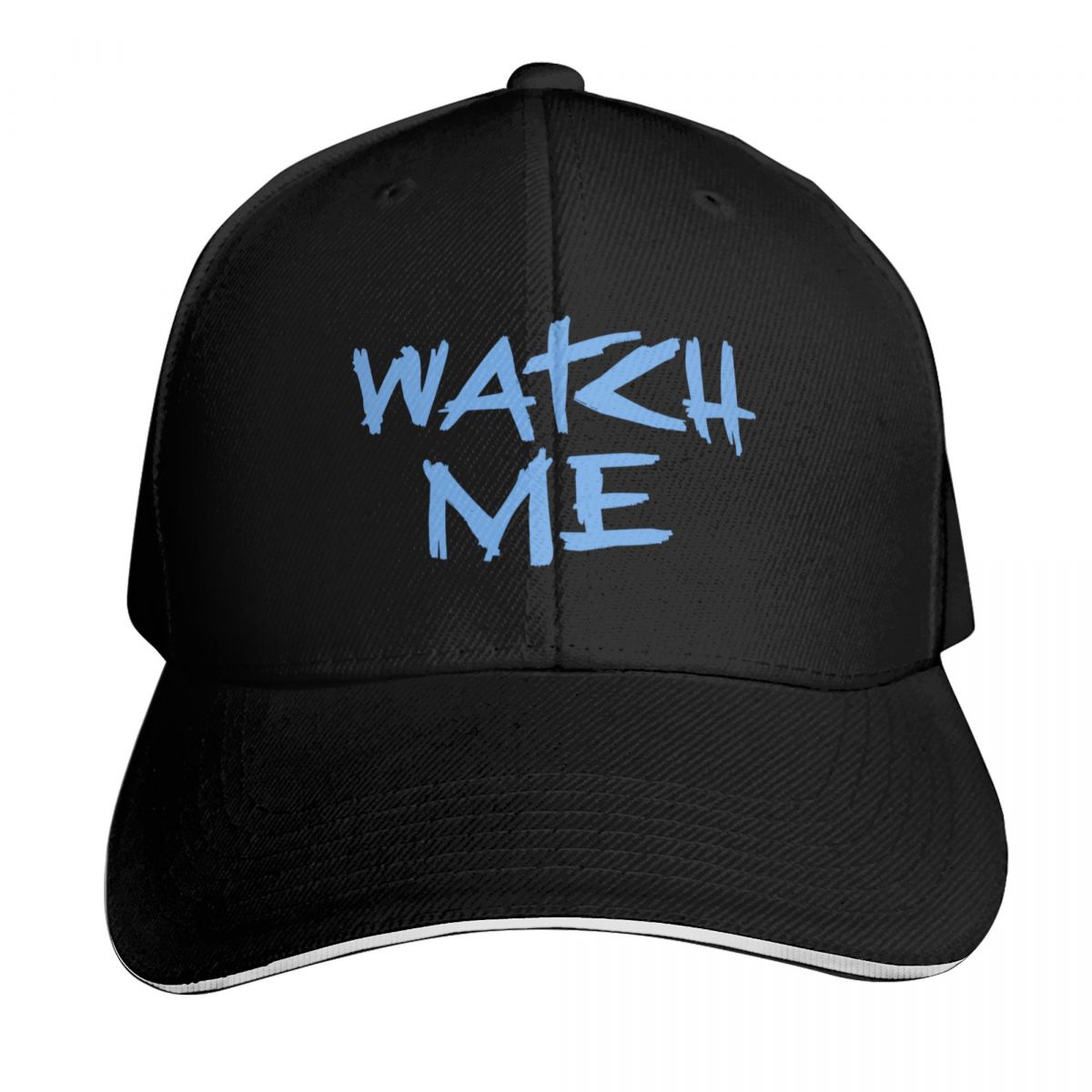 Luxury Watch In China - WATCH ME blue Baseball Cap Custom