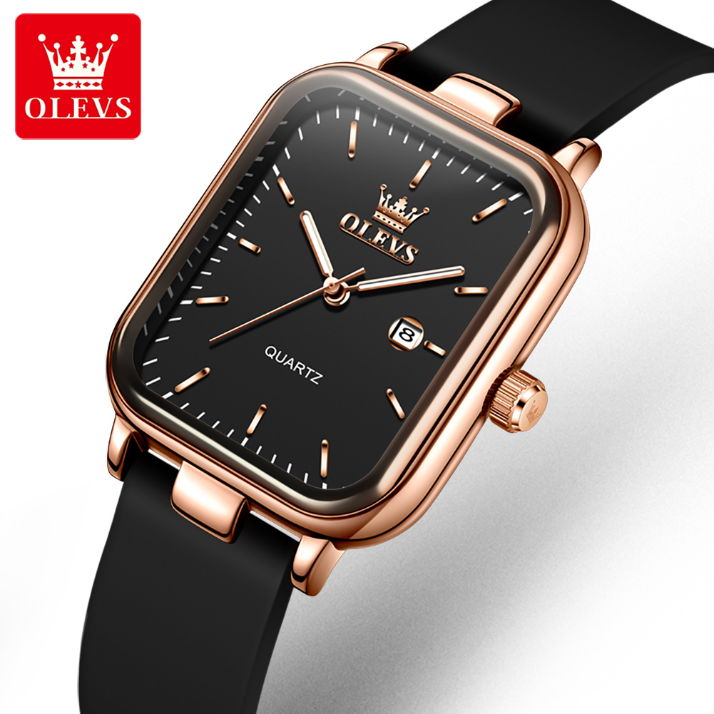 Luxury Watch Female - OLEVS Luxury Watch For Woman Rectangular