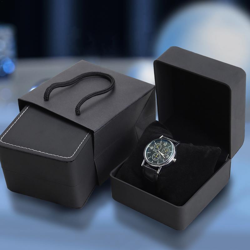 Luxury Watch Case Travel - Luxury Leather Watch Storage Box Travel