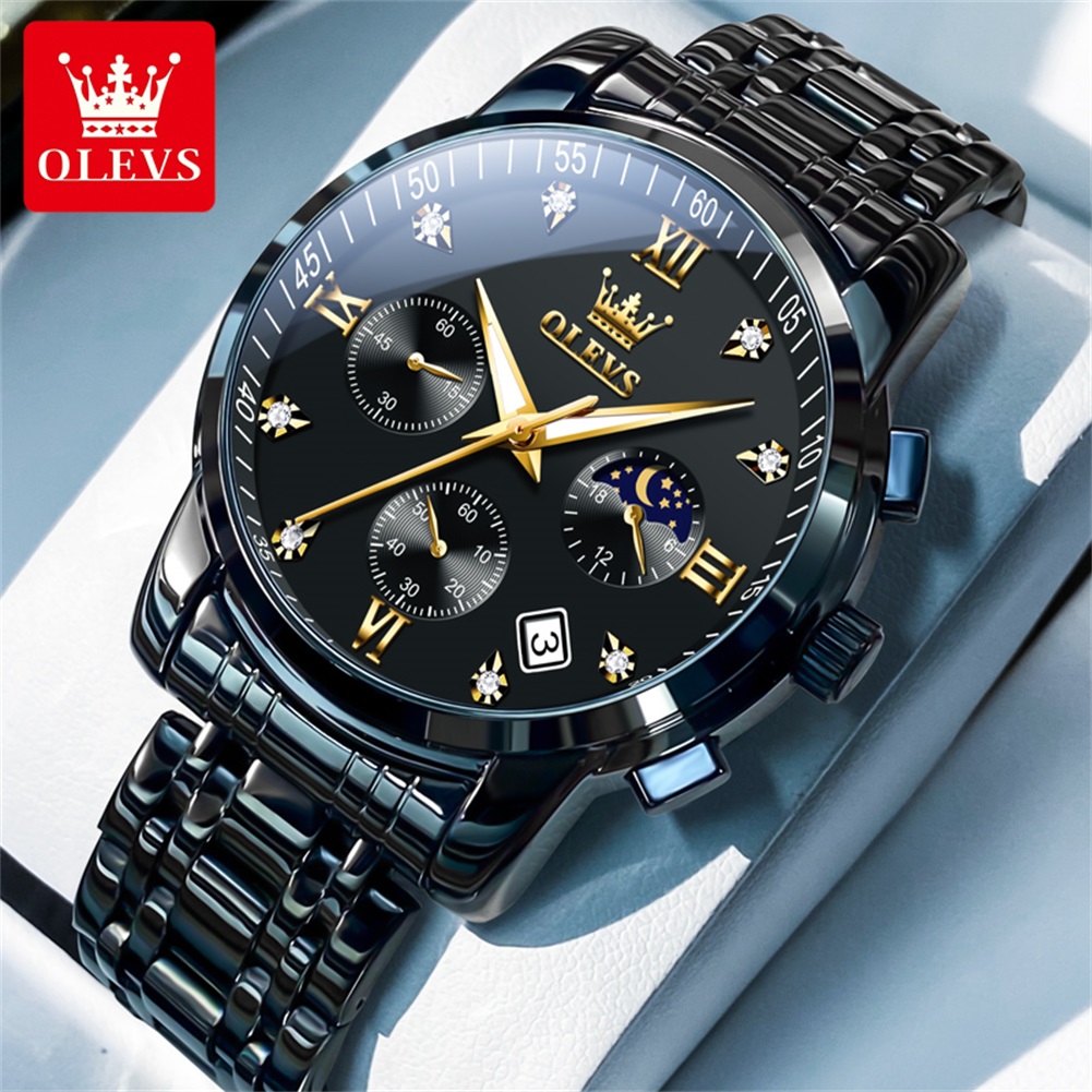 Luxury Watch For Sale - OLEVS Popular men's watches stainless steel