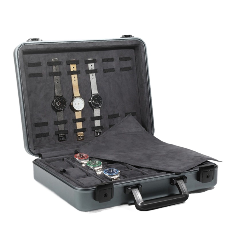 Luxury Watch Case Travel - Aluminum Luxury Watch Box Large Metal