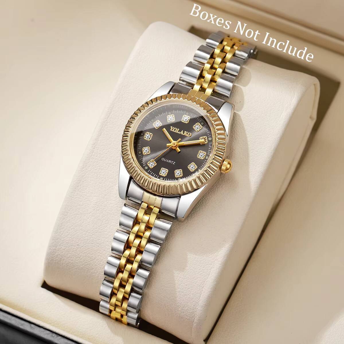 Luxury Watch Case Travel - Fashion Rhinestone Women Quartz Watch Luxury