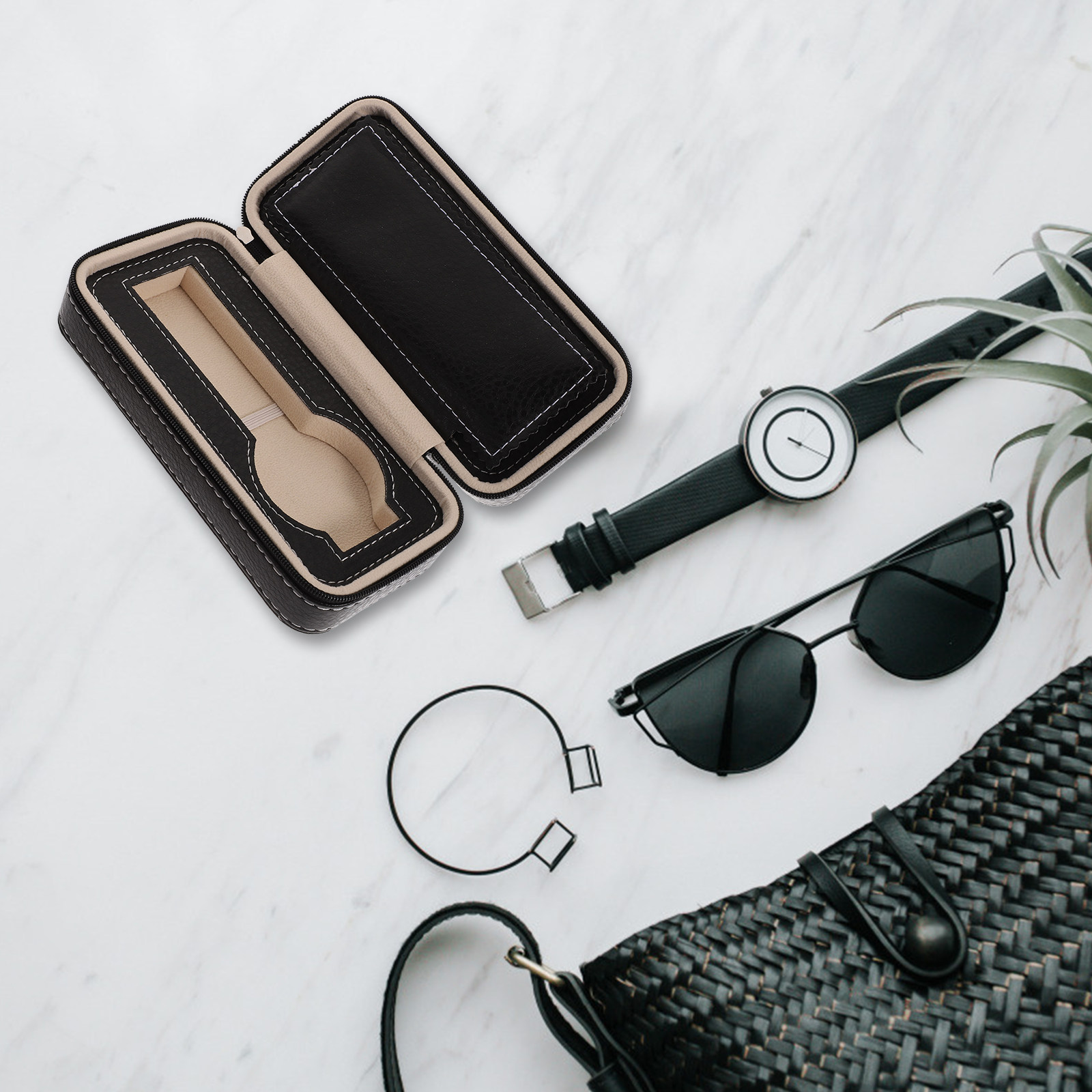 Luxury Faux Watch Case Organiz - đánh giá và giá Luxury Watch Case Travel