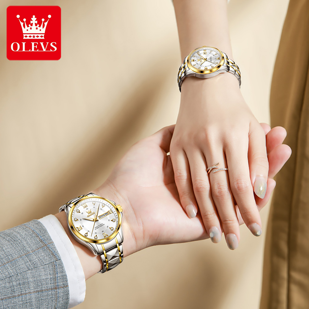 OLEVS 2906 Couple Watch Origin - đánh giá và giá Luxury Watch Wallpaper