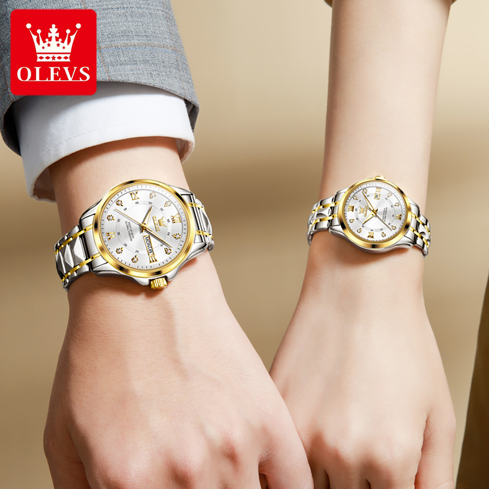 OLEVS 2906 Couple Watch Origin - đánh giá và giá Luxury Watch Wallpaper