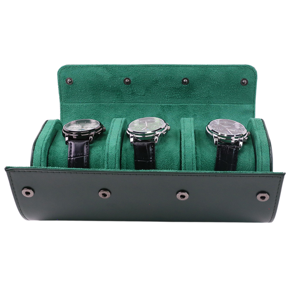 Luxury Portable 3 Slots PU Lea - đánh giá và giá Luxury Watch Case Travel