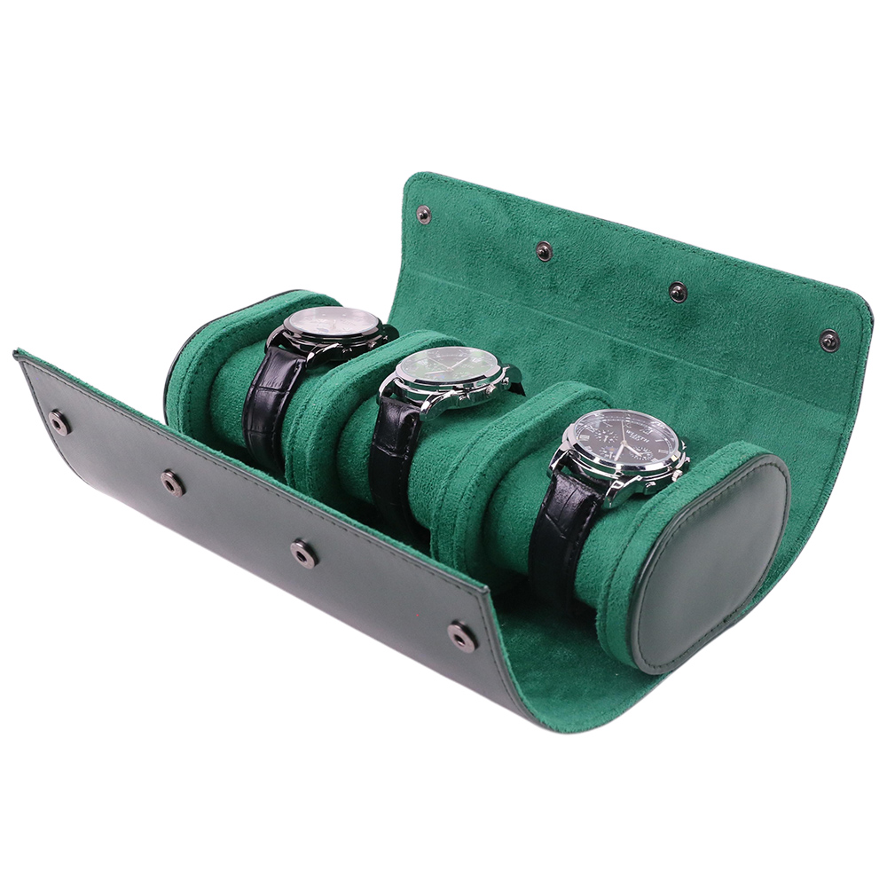 Luxury Portable 3 Slots PU Lea - đánh giá và giá Luxury Watch Case Travel