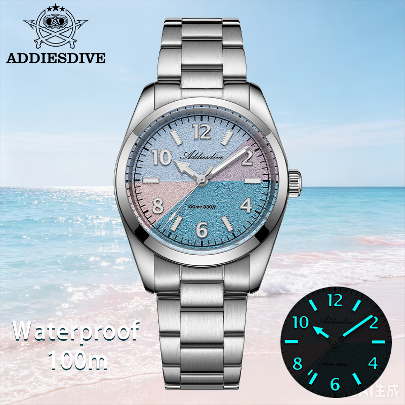 ADDIESDIVE Sapphire Glass Watc - đánh giá và giá Luxury Watch Case Travel