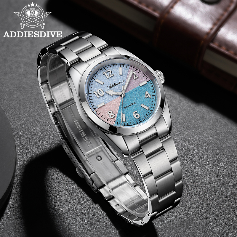 ADDIESDIVE Sapphire Glass Watc - đánh giá và giá Luxury Watch Case Travel