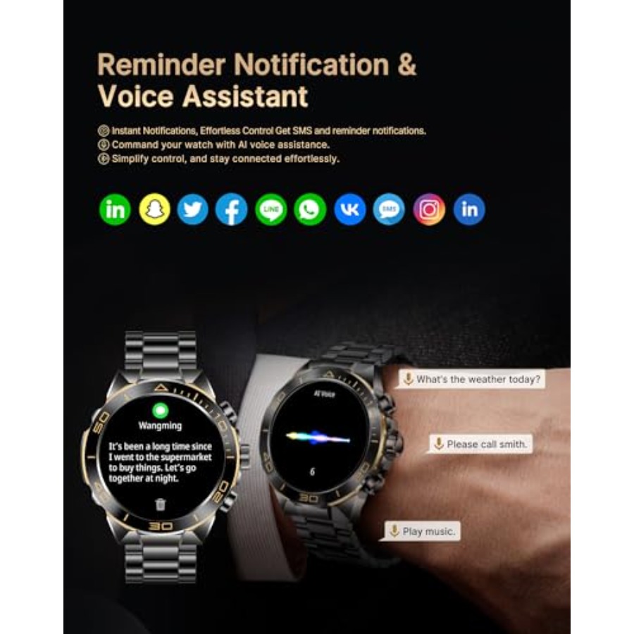 Smart Watch for Men Answer/Mak - đánh giá và giá Luxury Watch Makes