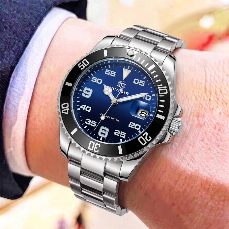 Classic men's quartz watch wit - đánh giá và giá Luxury Watch Makes