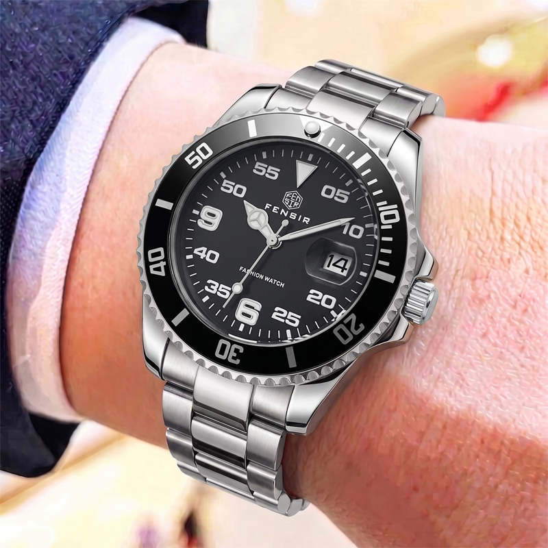 Classic men's quartz watch wit - đánh giá và giá Luxury Watch Makes