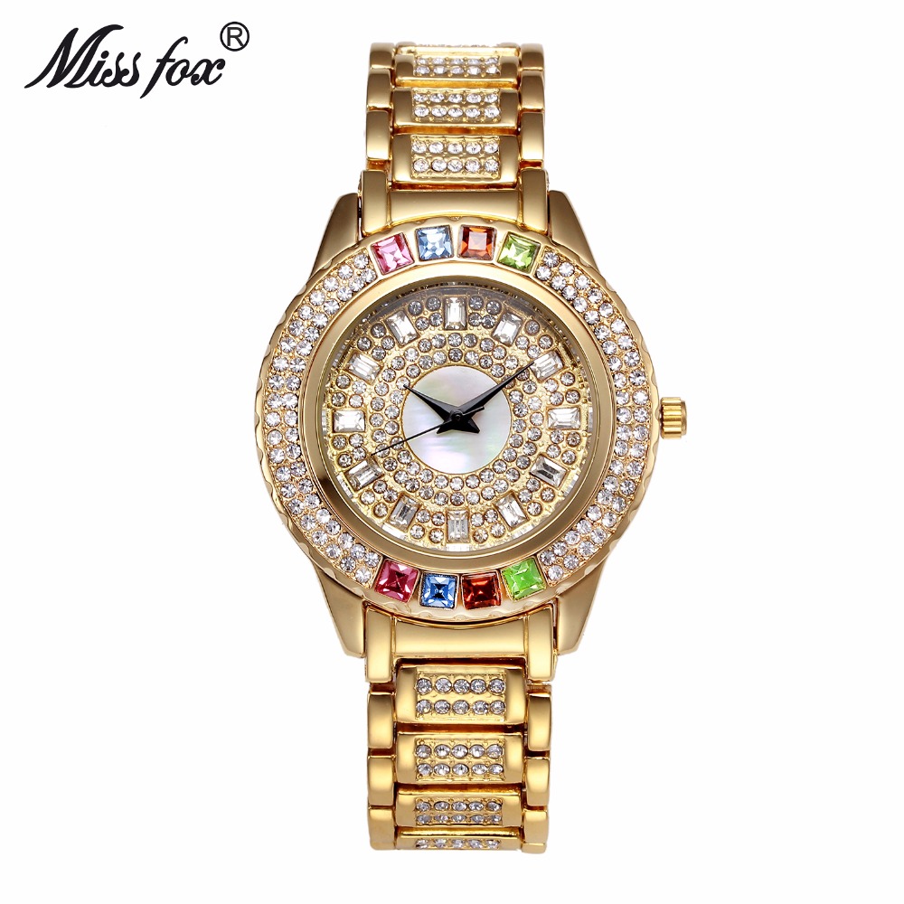 MISSFOX Nữ Vàng Đảng Đồng Hồ N - đánh giá và giá Luxury Watch In China