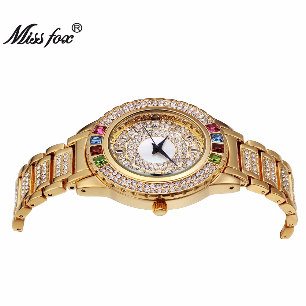 MISSFOX Nữ Vàng Đảng Đồng Hồ N - đánh giá và giá Luxury Watch In China