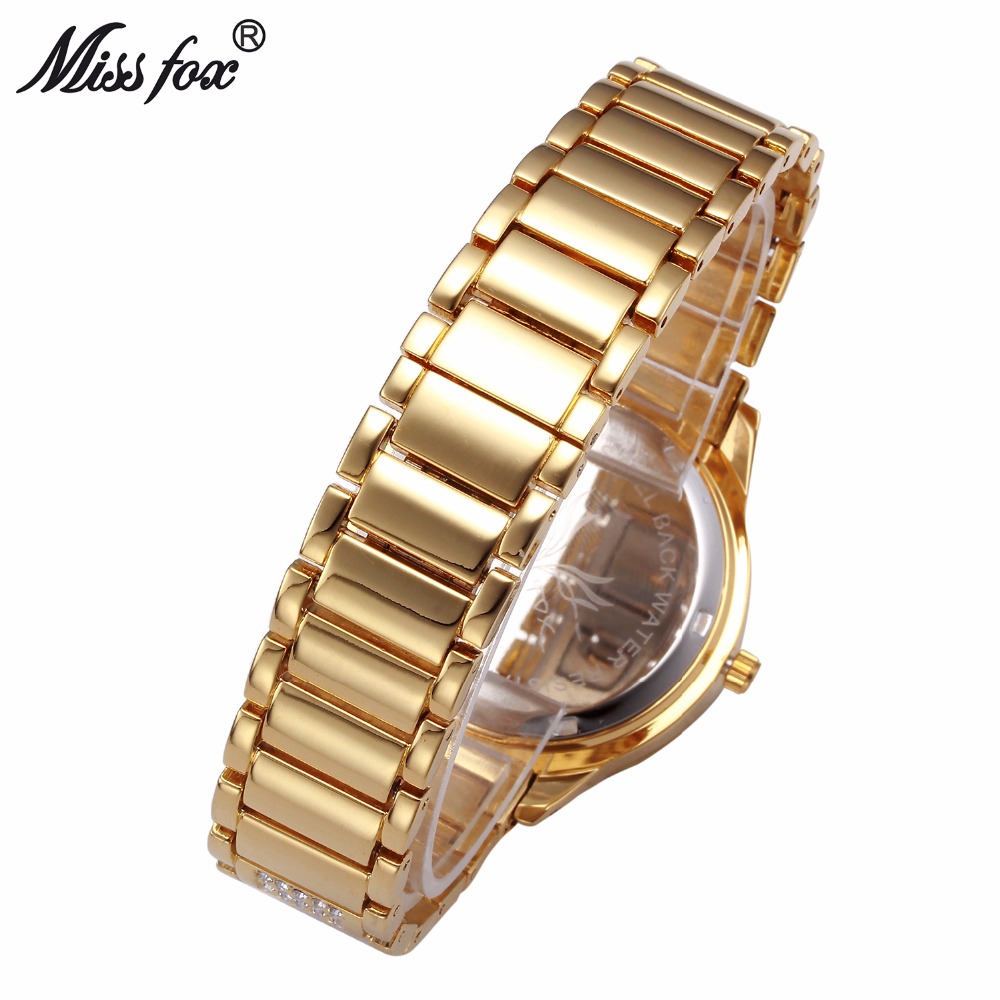 MISSFOX Nữ Vàng Đảng Đồng Hồ N - đánh giá và giá Luxury Watch In China