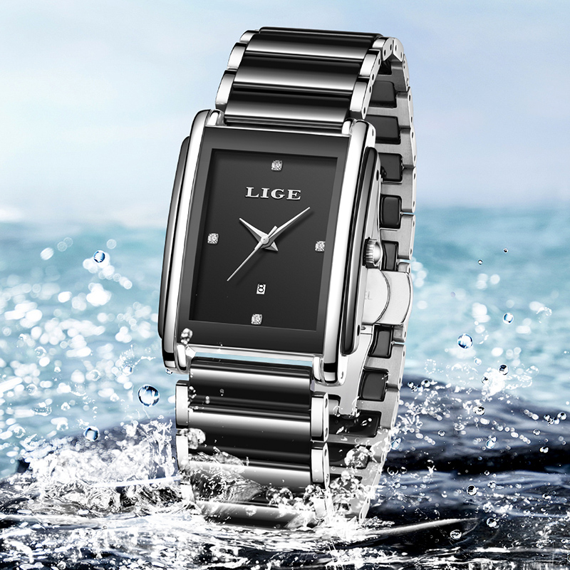 LIGE New Luxury Women Watches  - đánh giá và giá Luxury Watch Case Travel