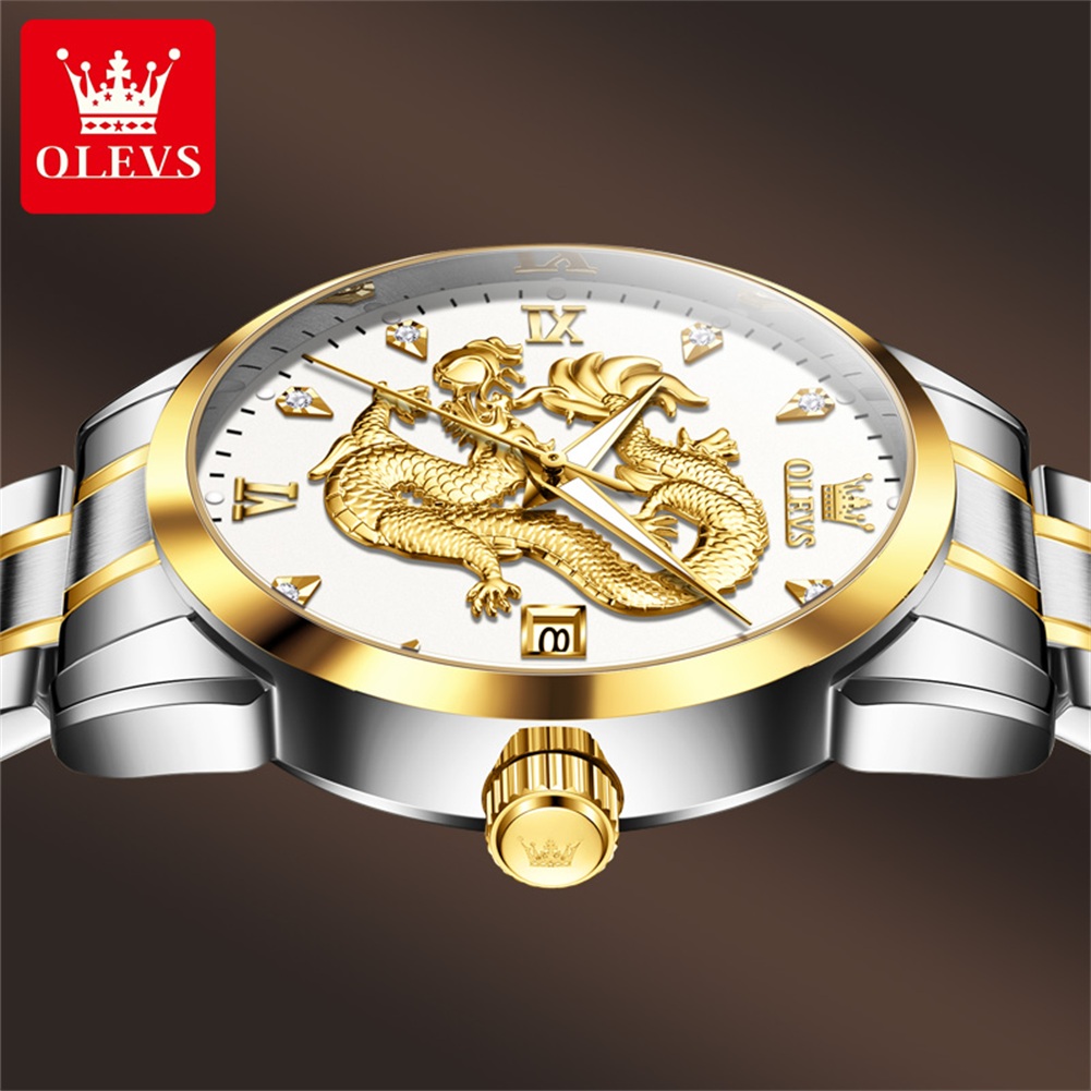 OLEVS Fashion China Loong Drag - đánh giá và giá Luxury Watch In China