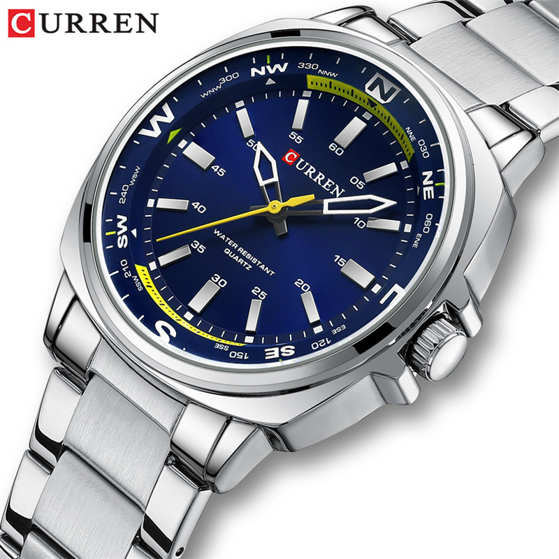 CURREN 8455 Men's Fashion Quar - đánh giá và giá Luxury Watch Apple