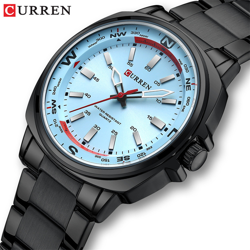 CURREN 8455 Men's Fashion Quar - đánh giá và giá Luxury Watch Apple