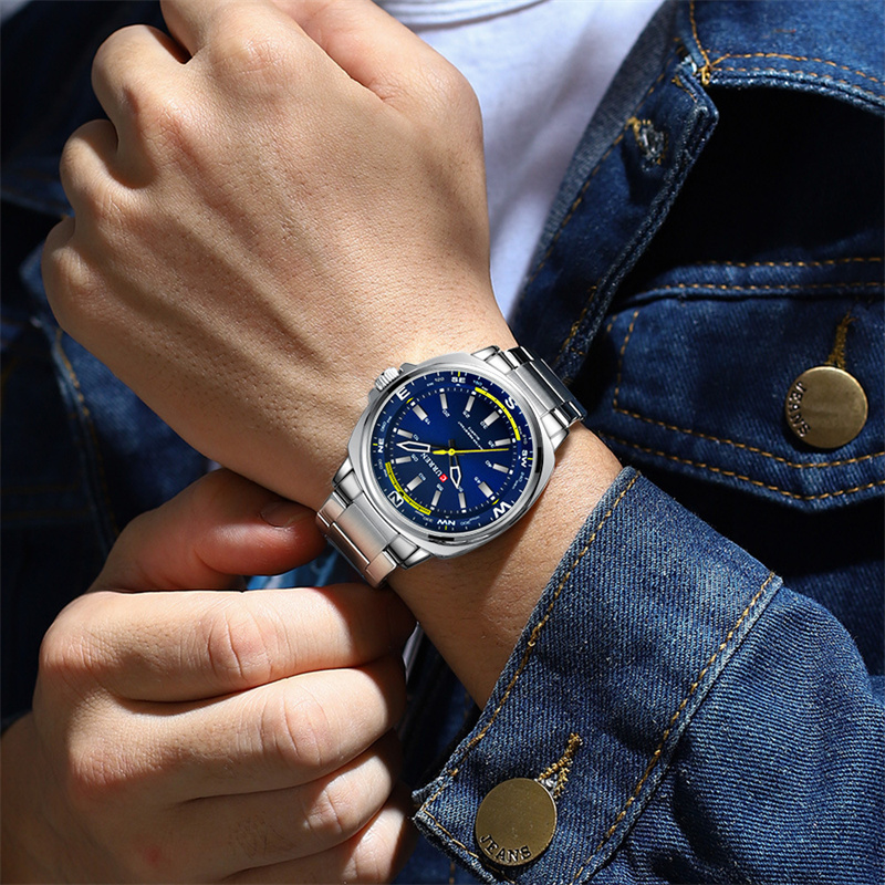 CURREN 8455 Men's Fashion Quar - đánh giá và giá Luxury Watch Apple