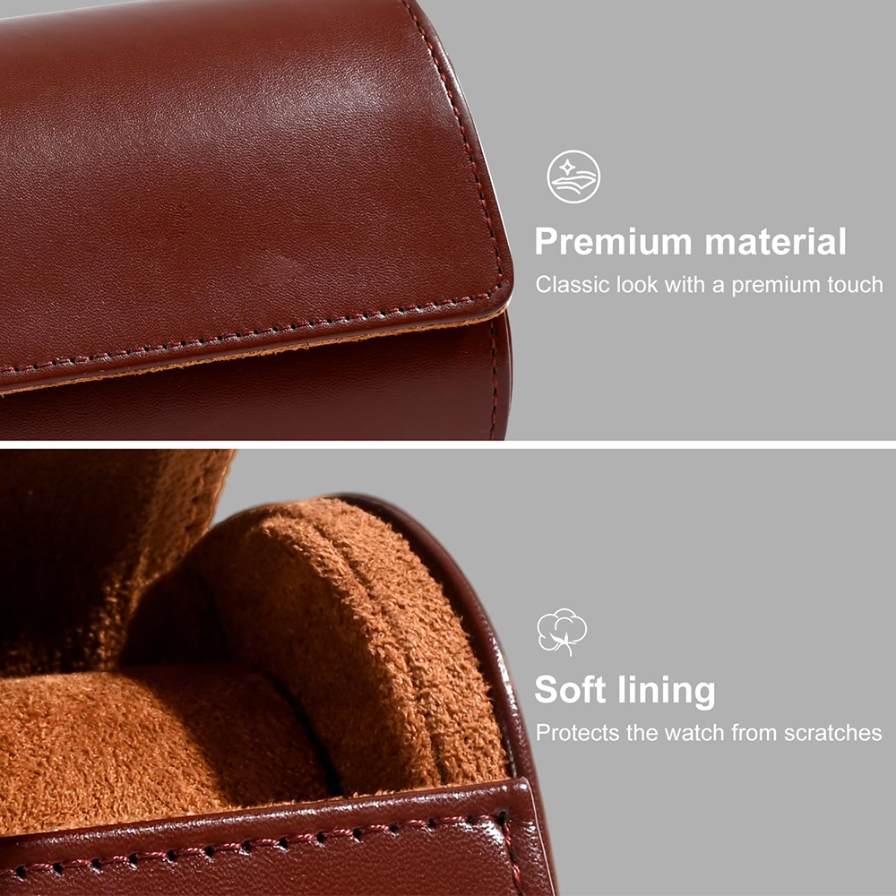 Luxury PU Leather Watch Case W - đánh giá và giá Luxury Watch Case Travel