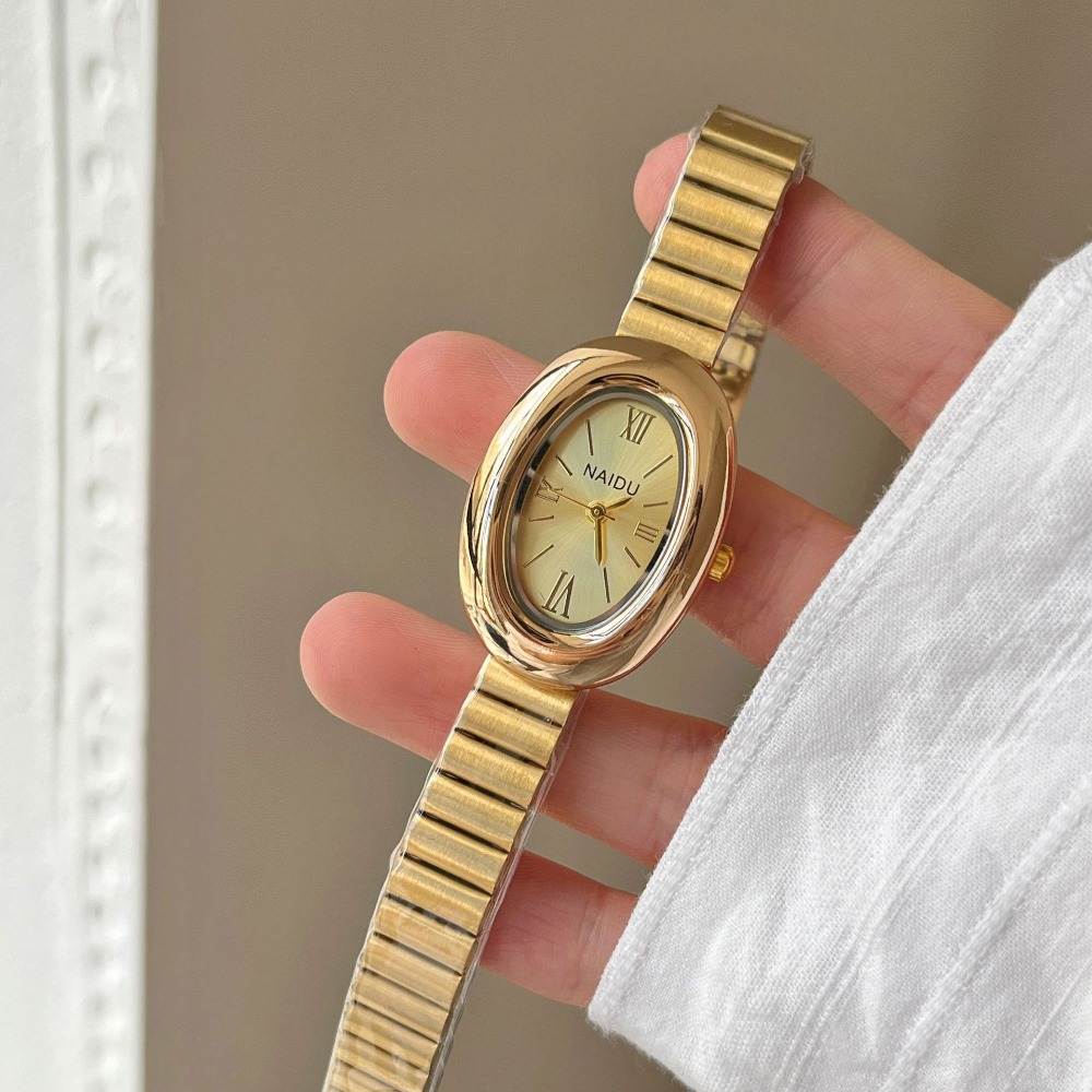 Luxury Brand Gold Oval Women Q - đánh giá và giá Luxury Watch Girl