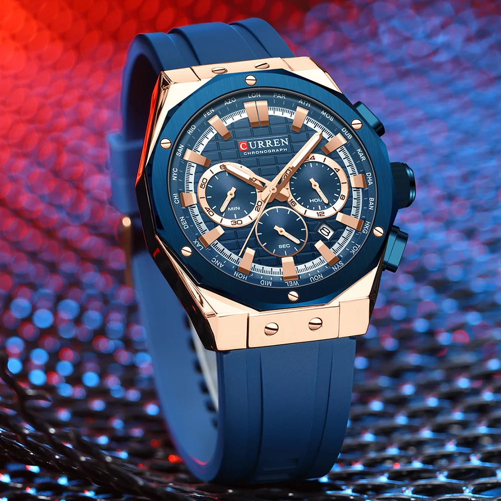 CURREN Luxury Brand High Quali - đánh giá và giá Luxury Watch Apple