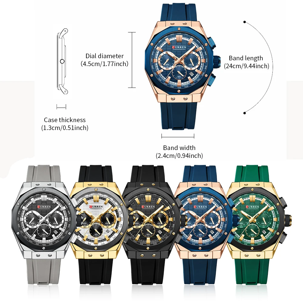 CURREN Luxury Brand High Quali - đánh giá và giá Luxury Watch Apple