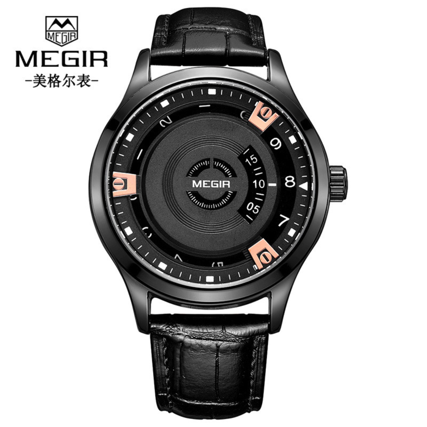 MEGIR Men Watches Luxury Leath - đánh giá và giá Luxury Watch Leather Strap