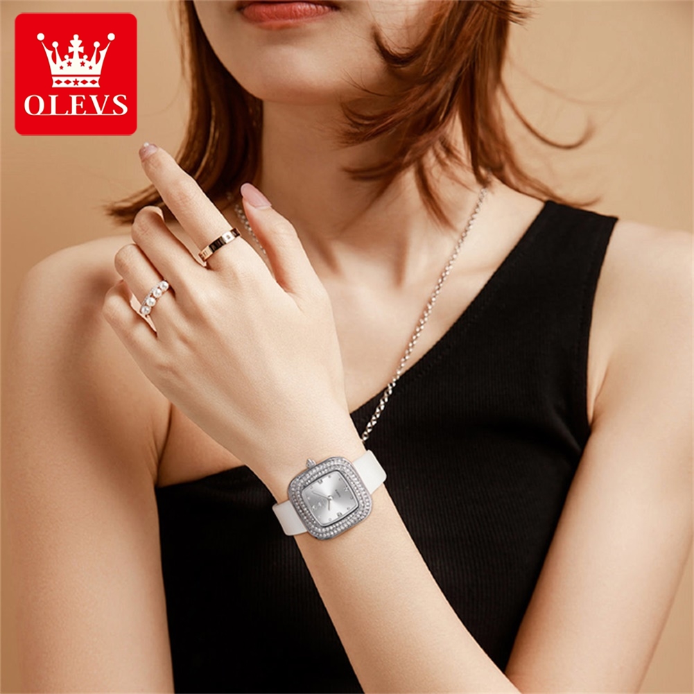 OLEVS 5512 Luxury Elegant Wome - đánh giá và giá Luxury Watch Leather Strap