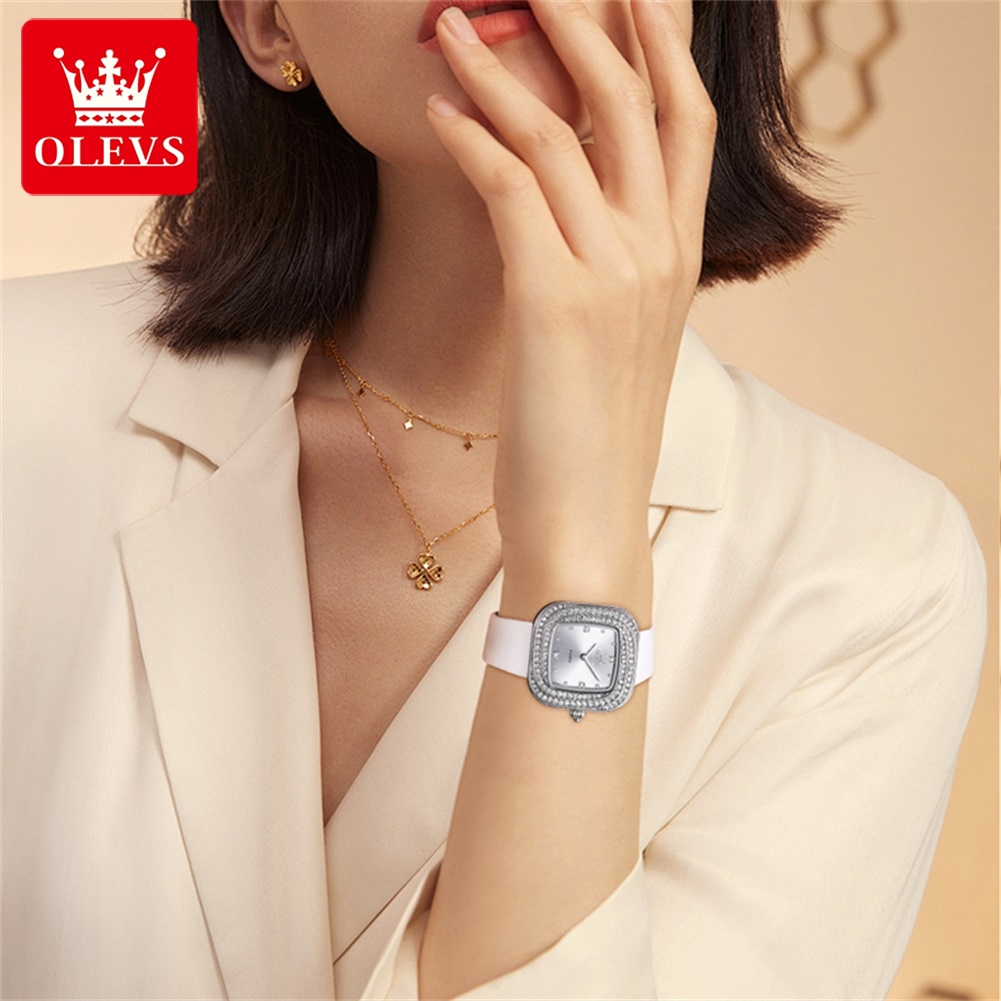 OLEVS 5512 Luxury Elegant Wome - đánh giá và giá Luxury Watch Leather Strap