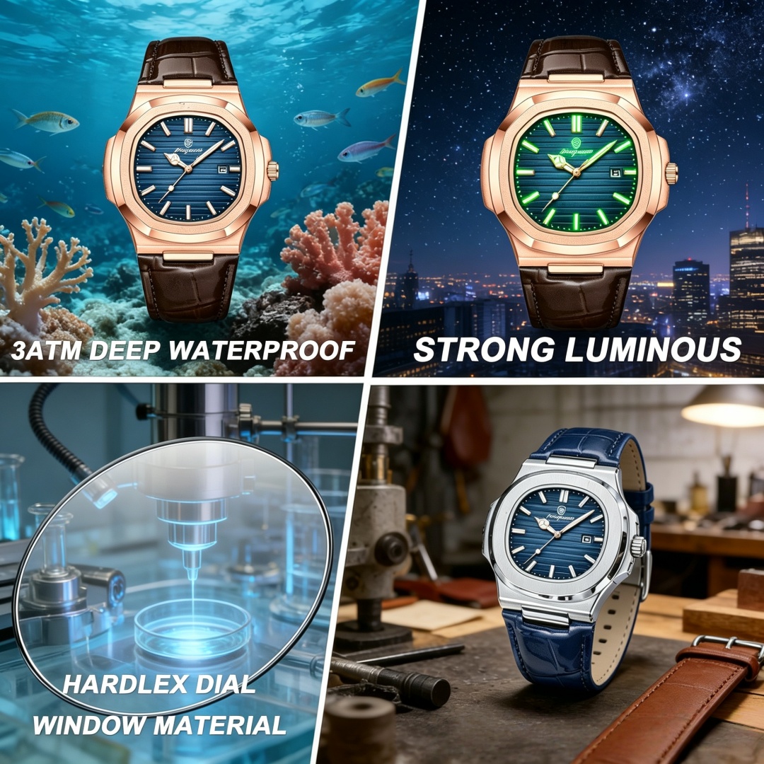 PAAZOMU Top Luxury Square Man  - đánh giá và giá Luxury Watch Nice