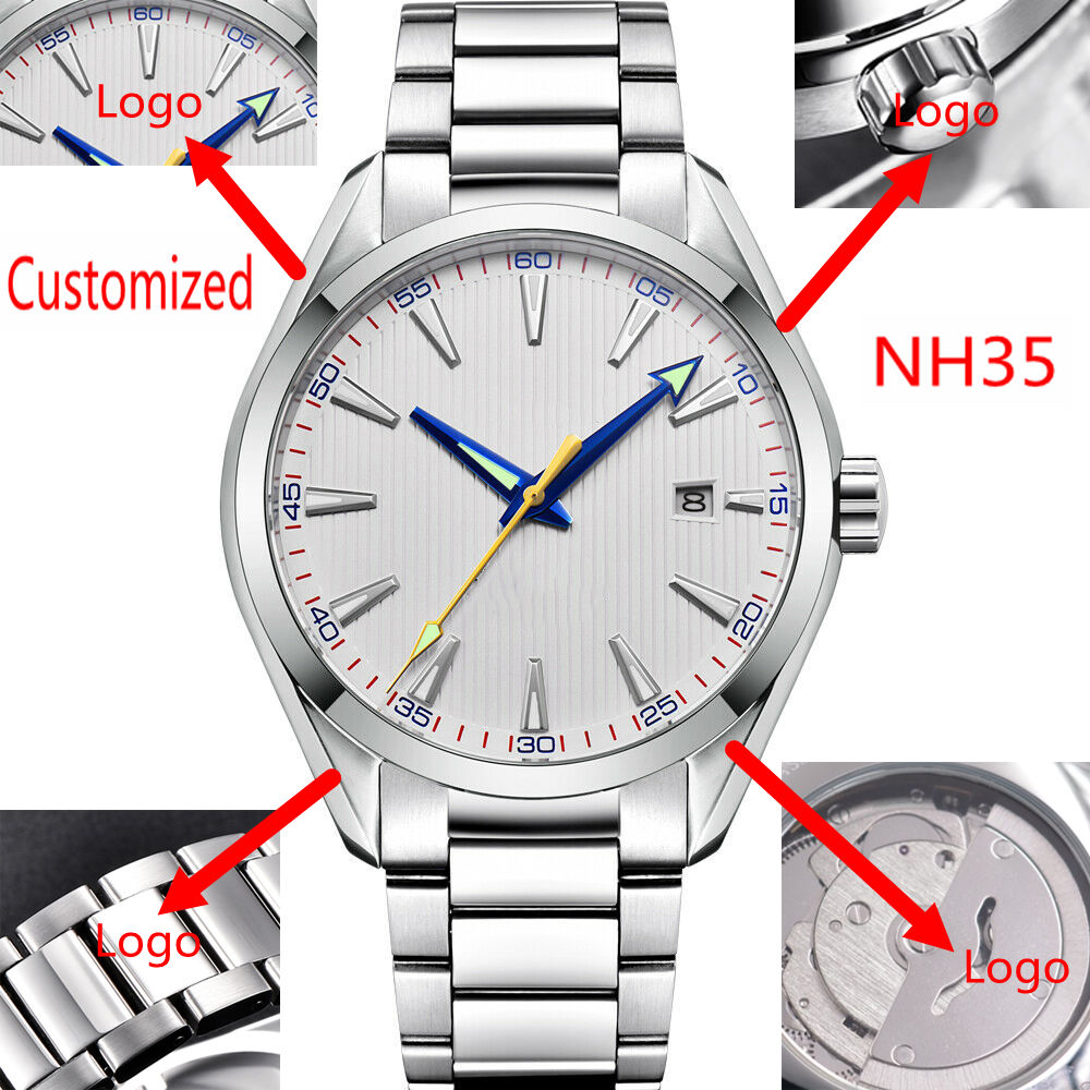 Custom Logo 41mm Men Miyota/NH - đánh giá và giá Luxury Watch For Sale