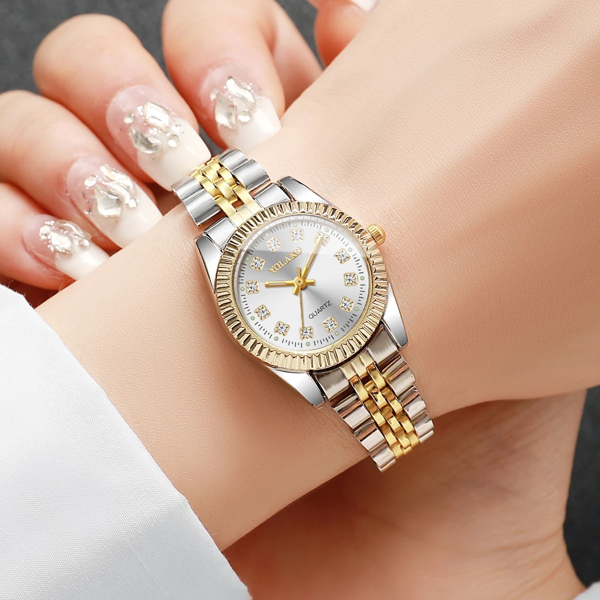 Fashion Rhinestone Women Quart - đánh giá và giá Luxury Watch Case Travel