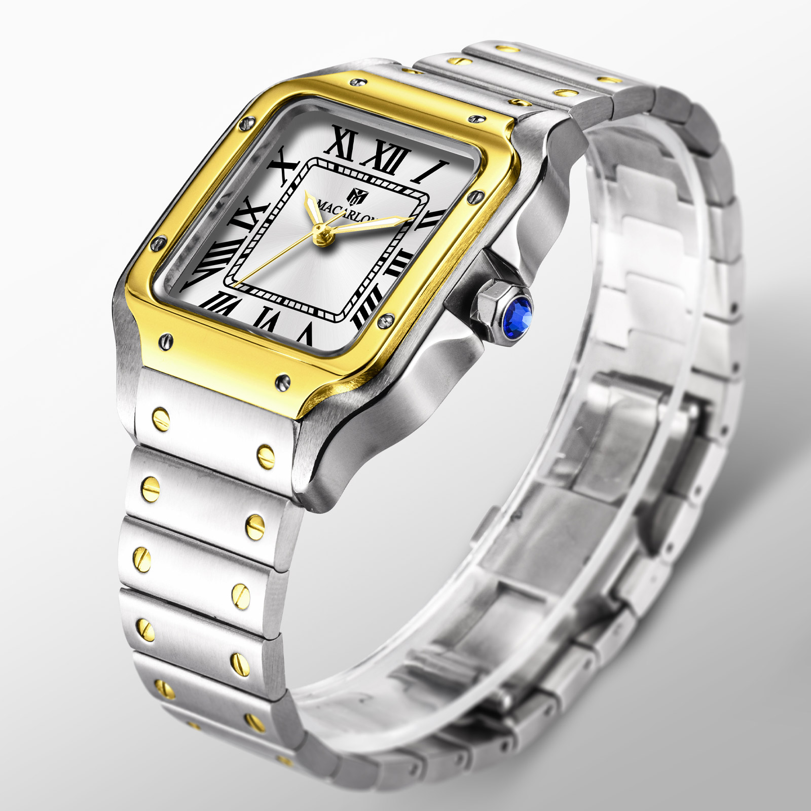 MACARLON Square Men's Automati - đánh giá và giá Luxury Watch In China