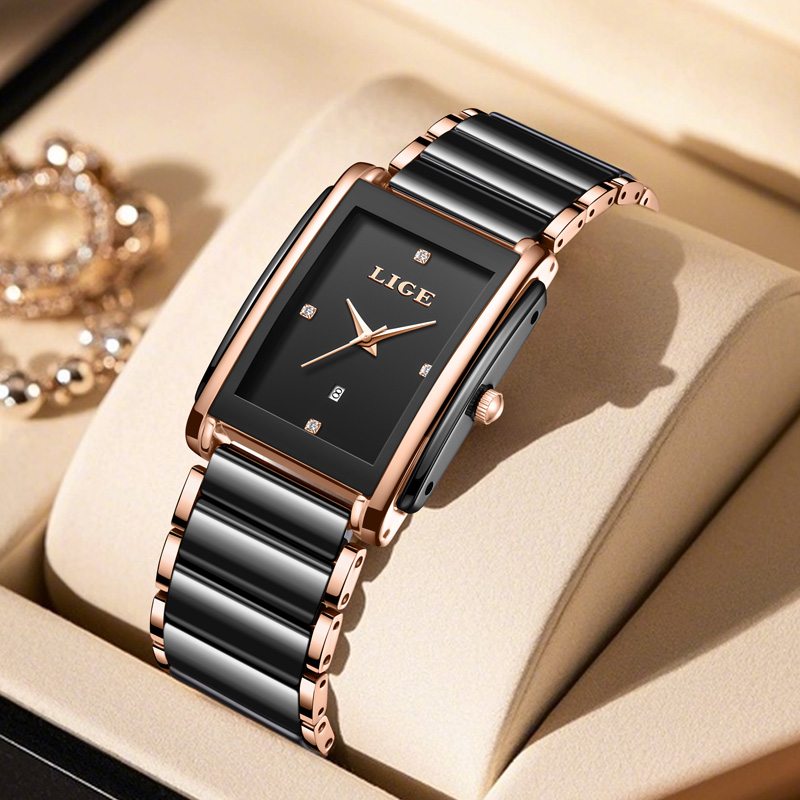 LIGE Fashion Elegant Women's W - đánh giá và giá Luxury Watch Case Travel