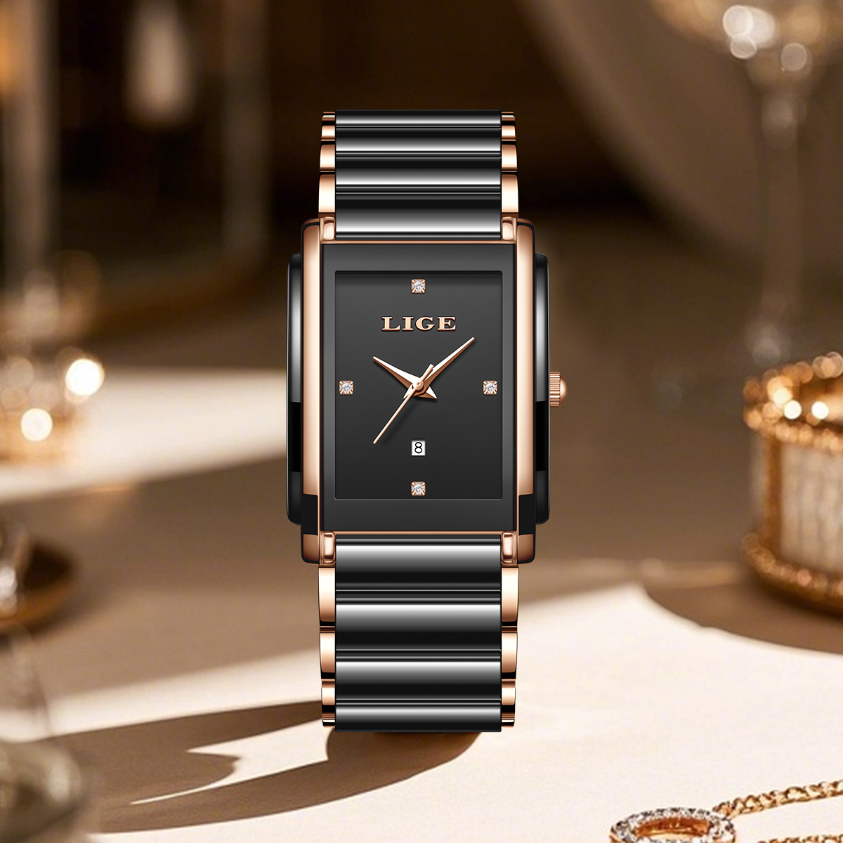 LIGE Fashion Elegant Women's W - đánh giá và giá Luxury Watch Case Travel