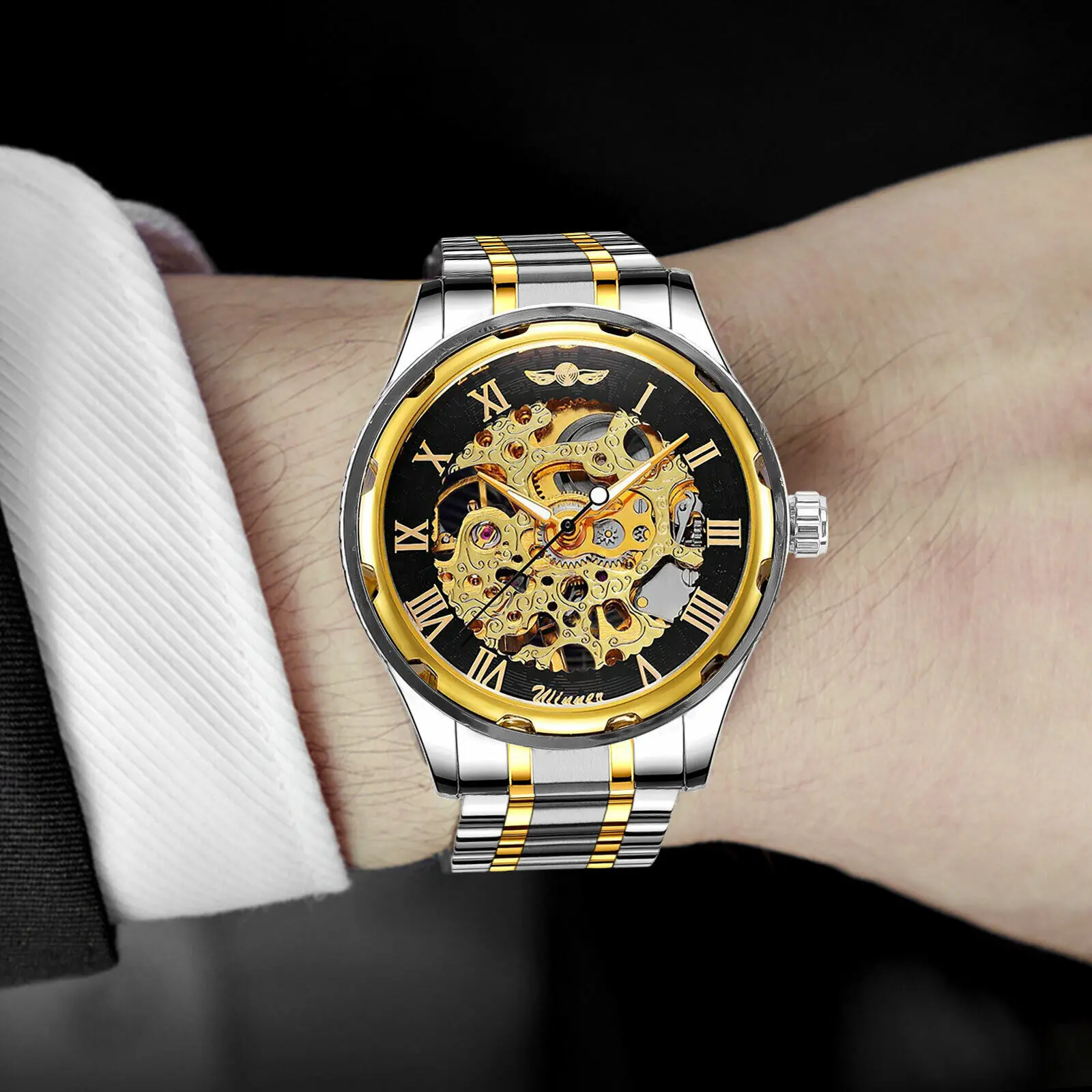 Men's Stainless Steel Strap Ro - đánh giá và giá Luxury Watch Nice