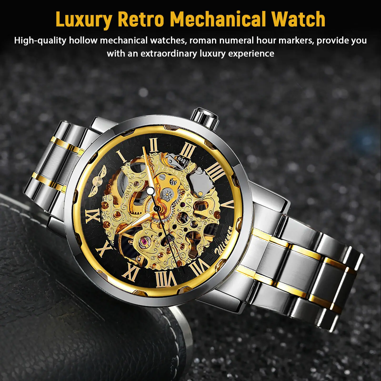 Men's Stainless Steel Strap Ro - đánh giá và giá Luxury Watch Nice